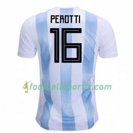 Tenue Argentine Perotti 16 Domicile Coupe du monde 2018 Maillot de Foot